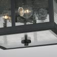 Barrett 3-Light Outdoor Flush Mount Online now