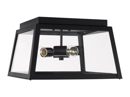 Leighton 3-Light Outdoor Flush Mount Supply