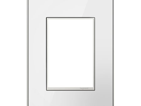 Mirror White-On-White 1-Gang+ Wall Plate Sale