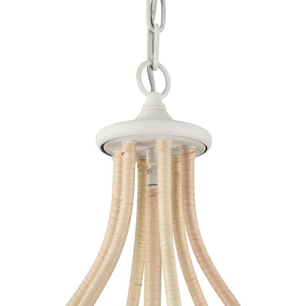 Breezeway 28  Wide 6-Light Pendant For Sale