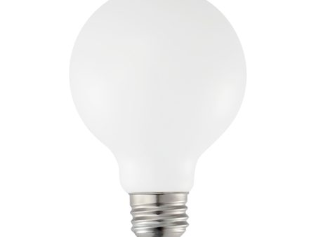 6W Dimmable LED E26 G25 3000K 120V CRI>=90 Bulb For Discount