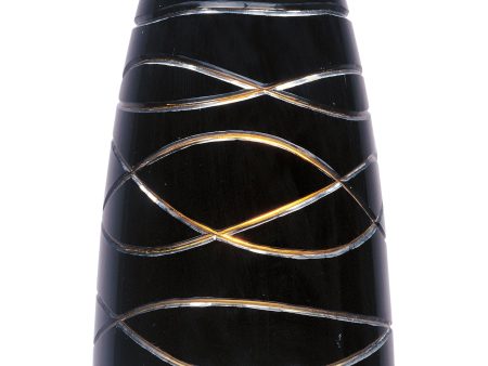 Black Amber Swirl Glass Cheap