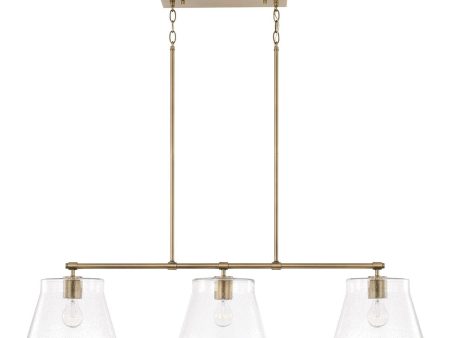 Baker 3-Light Linear Chandelier Online now