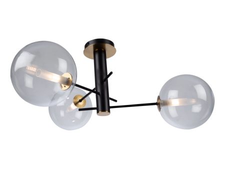 Aurelia 3-Light Semi Flush Mount For Discount