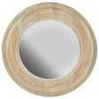 White Washed Wooden Mirror Supply