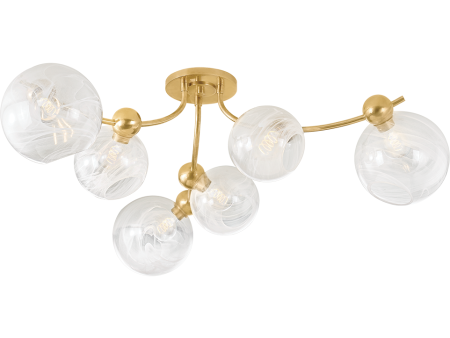 Astraia 6-Light Semi Flush Hot on Sale