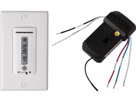 4-Speed with Dimmer Wall   Hand-Held Hardwired Remote Control Kit Online now