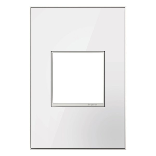 Mirror White 1-Gang Wall Plate For Discount