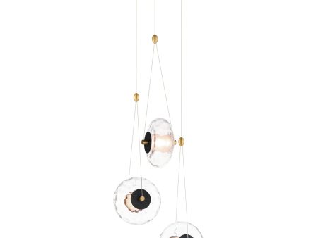 Amulet 3-Light LED Pendant For Cheap