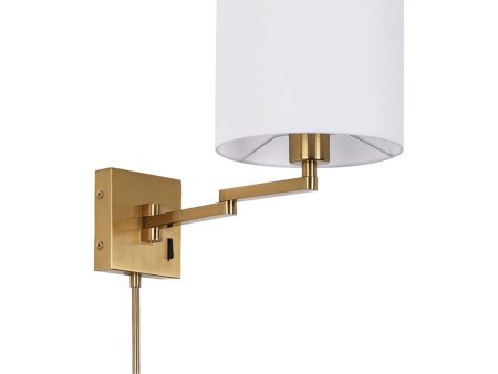 1-Light Double Swing Arm Wall Lamp For Cheap