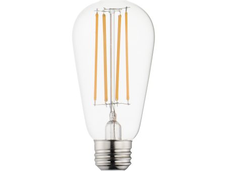 4W LED E26 ST58 Dimmable Clear 2200K Discount