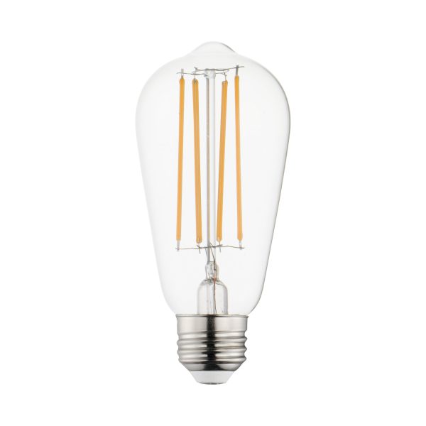 4W LED E26 ST58 Dimmable Clear 2200K Discount