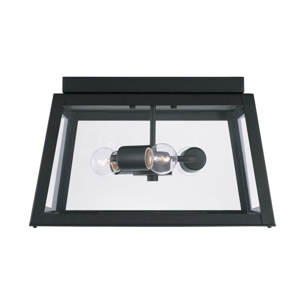 Leighton 3-Light Outdoor Flush Mount Supply