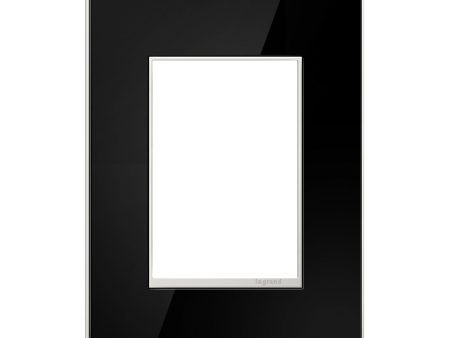 Mirror Black 1-Gang+ Wall Plate Online now