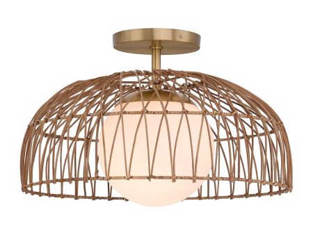 1-Light Convertible Pendant   Semi Flush Discount