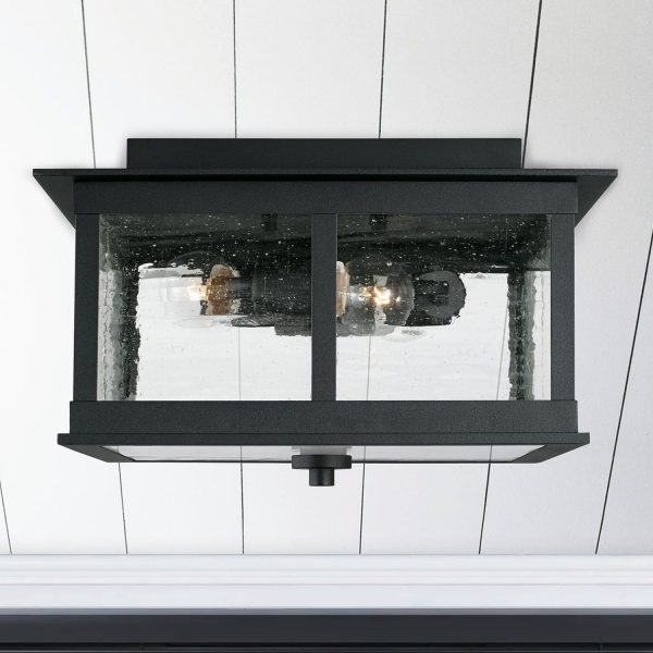 Barrett 3-Light Outdoor Flush Mount Online now