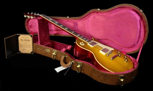 Used 2015 Gibson Custom Shop Murphy Aged True Historic 1958 Les Paul Reissue Electric Guitar Aged Lemonburst Online Sale