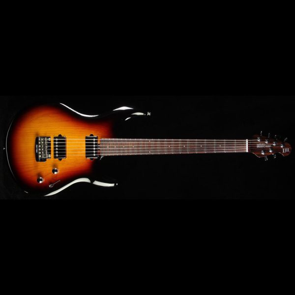 Used Ernie Ball Music Man Luke III HH Rosewood Neck Electric Guitar Sunburst Sale