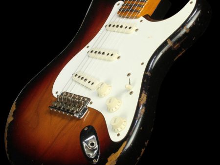 Fender Custom Shop 1958 Roasted Ash Stratocaster Electric Guitar Heavy Relic Three-Tone Sunburst Cheap