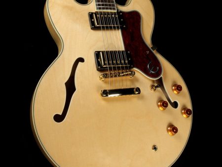 Used Epiphone Sheraton II Electric Guitar Natural Hot on Sale