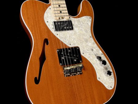 Fender American Elite Telecaster Thinline Mahogany Limited Edition Electric Guitar Natural Online Hot Sale