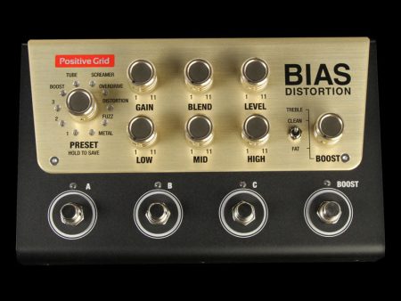 Used Positive Grid BIAS Distortion Tone Matching Effects Pedal Fashion