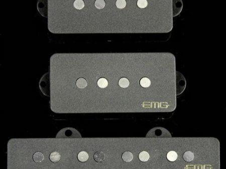 EMG GZR-PJ Geezer Butler Signature Electric Bass Pickup Set Black Hot on Sale