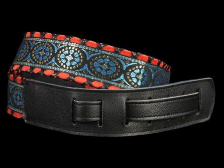 Jodi Head Brocade Guitar Strap (Adel Blue) on Sale