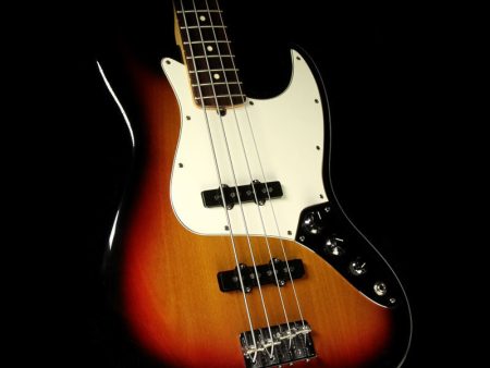 Used 2003 Fender American Standard Jazz Bass Electric Bass Guitar 2-Tone Sunburst Online now