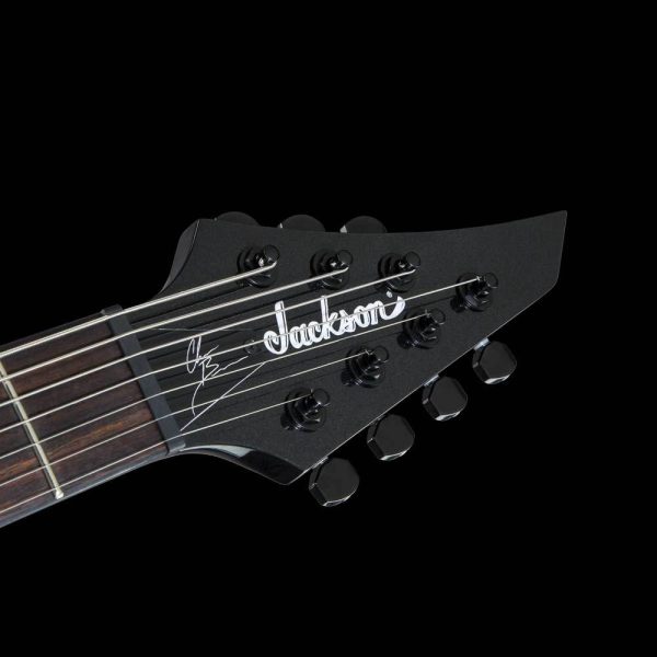 Jackson Pro Series Signature Chris Broderick Soloist HT7 Metallic Black Hot on Sale