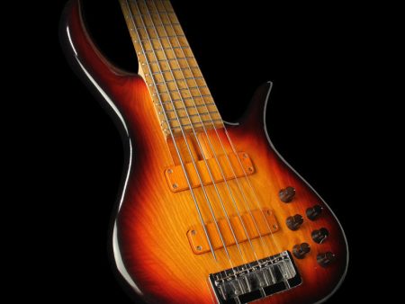 Used F Bass BN6 6-String Electric Bass Sunburst For Cheap