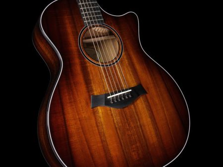 Taylor Custom 714ce Koa Music Zoo Exclusive Acoustic Guitar Shaded Edgeburst Online now