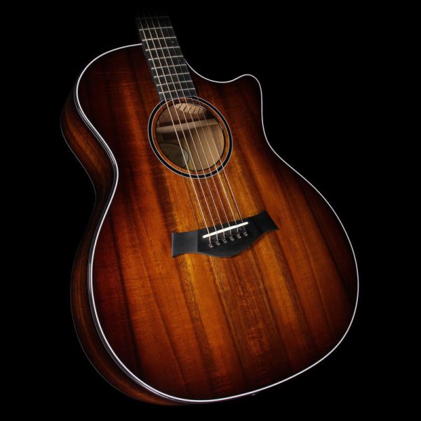 Taylor Custom 714ce Koa Music Zoo Exclusive Acoustic Guitar Shaded Edgeburst Online now