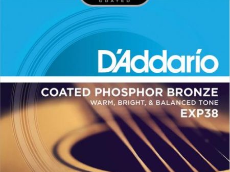 D Addario EXP Coated Bronze 12-String Acoustic Strings (Light 10-47) Fashion