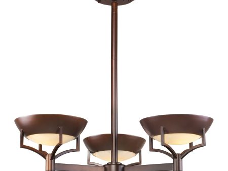 Sullivan 23  Wide 3-Light Chandelier Hot on Sale