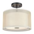 Ashland 12  Wide 2-Light Semi Flush Mount Hot on Sale