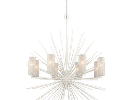 Sea Urchin 34  Wide 8-Light Chandelier Sale