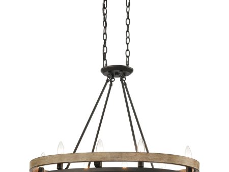 Ramsey 30  Wide 8-Light Linear Chandelier Online