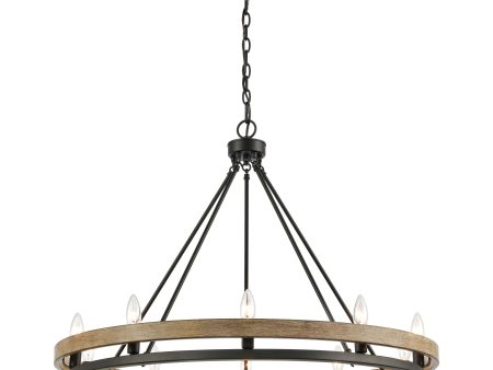 Ramsey 34  Wide 10-Light Chandelier Online Sale