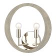 Retro Rings 12  High 2-Light Sconce For Discount