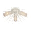 Sea Urchin 20  Wide 3-Light Semi Flush Mount Online Sale