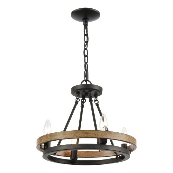 Ramsey 16  Wide 4-Light Chandelier Online now