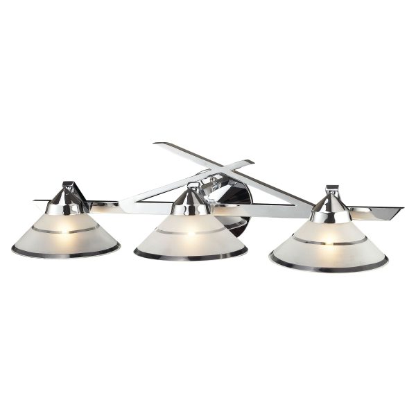 Refraction 25  Wide 3-Light Vanity Light Online Hot Sale