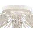 Sea Urchin 20  Wide 3-Light Semi Flush Mount Online Sale