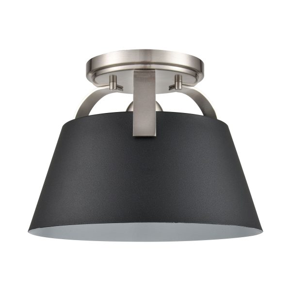 Jepson 9.5  Wide 1-Light Semi Flush Mount Online now