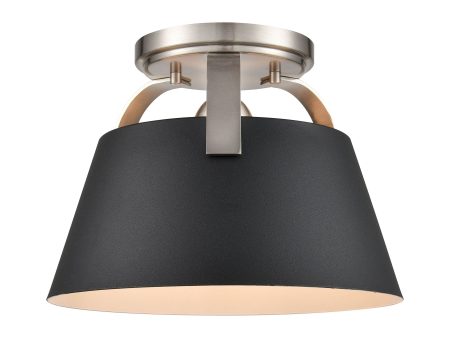 Jepson 9.5  Wide 1-Light Semi Flush Mount Online now