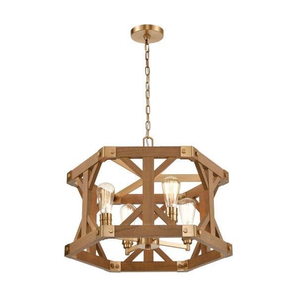 Structure 23  Wide 4-Light Chandelier Discount