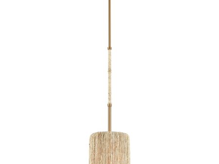 Abaca 8  Wide 1-Light Mini Pendant Online now