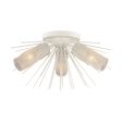 Sea Urchin 20  Wide 3-Light Semi Flush Mount Online Sale