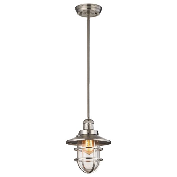 Seaport 8  Wide 1-Light Mini Pendant For Sale